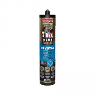 Лепило уплътнител хибрид-полимерно SOUDAL T-Rex Gold Crystal 290мл-прозрачен